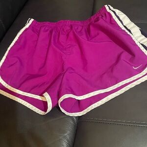 Nike Women's Purple Running Shorts medium, with panty
